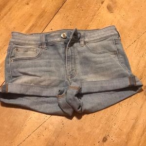 American Eagle Hi-Rise Jean Shorts
